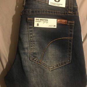 2 pair Joe’s Jeans The Brixton Boys size 8 NWT